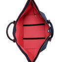 Grote shopper navy & pink PALM BEACH