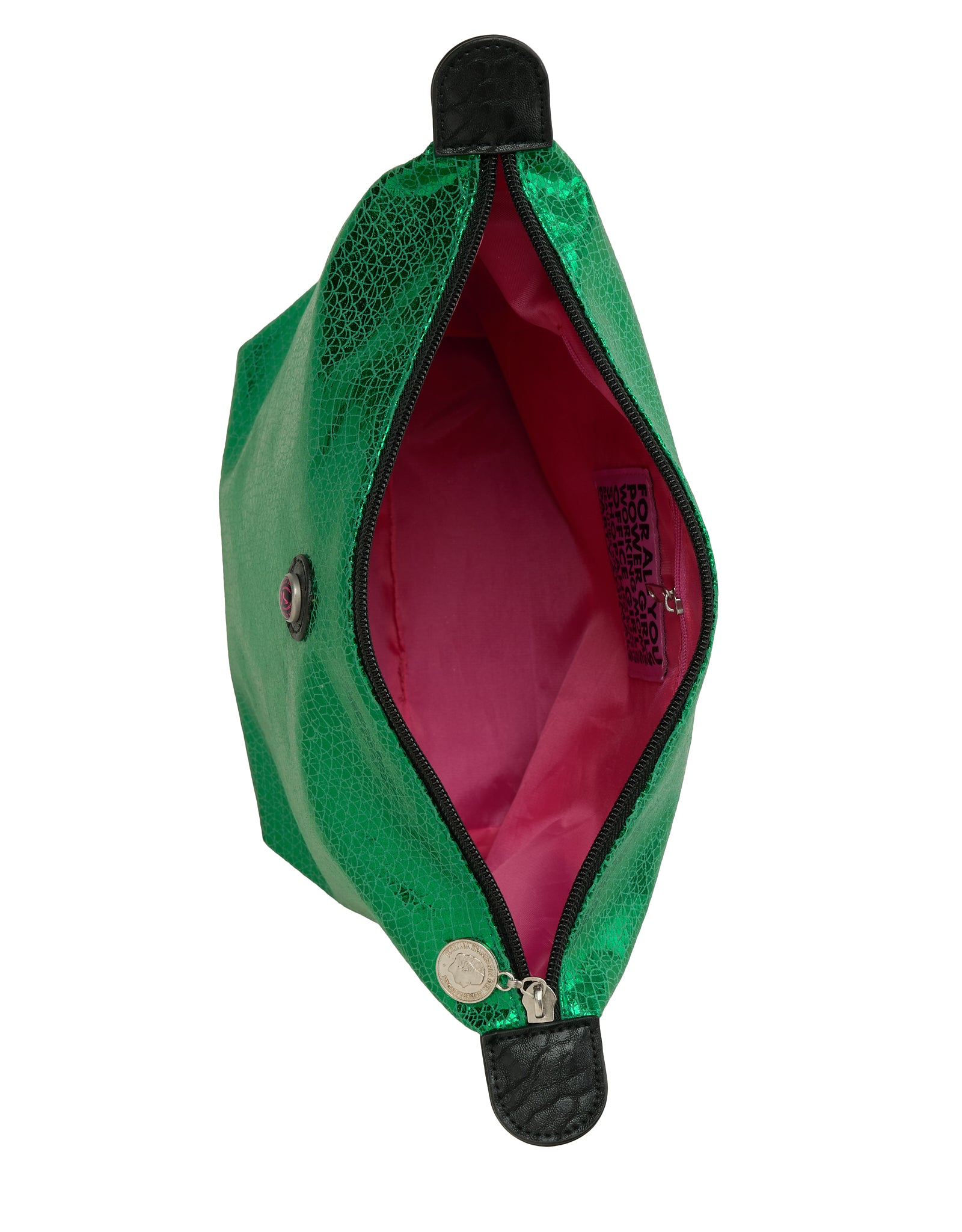 Toiletry bag metallic green VENEZIA