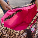 Großer Shopper Leopard Print