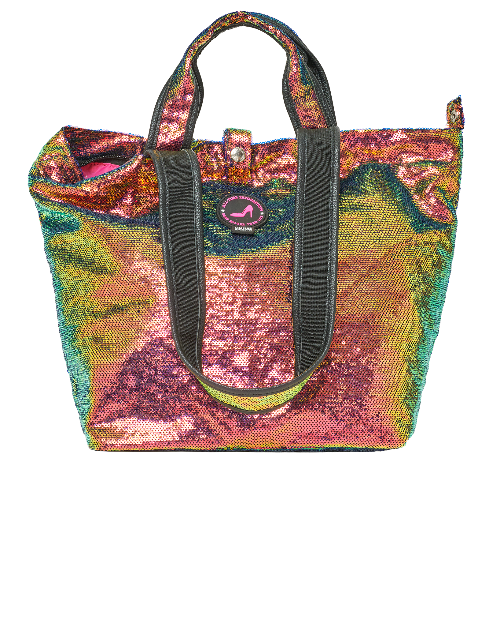Small multi colour sequin tote bag | All-time Favourites