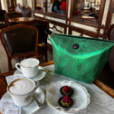 Toiletry bag metallic green VENEZIA