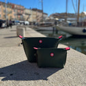 Schminktasche ST. TROPEZ Grün-Pink