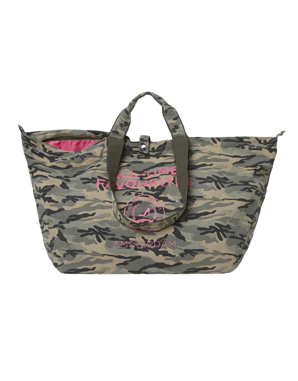 Medium camouflage BIG FIVE tote bag