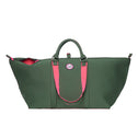 Large green & pink ST. TROPEZ tote bag