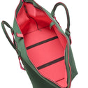 Grote shopper ST. TROPEZ groen & pink