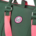 Large green & pink ST. TROPEZ tote bag