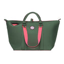 Kleine shopper ST. TROPEZ groen & pink