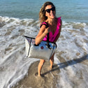 Medium silver KOH SAMUI tote bag