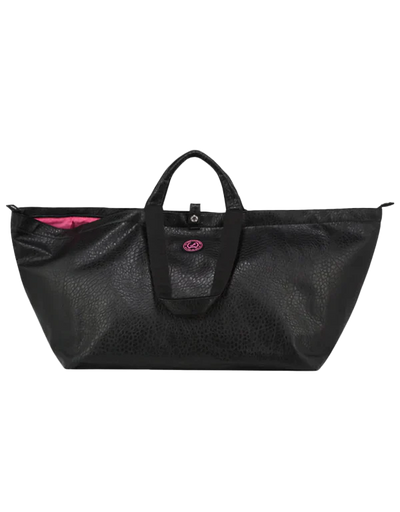 Großer Shopper Schwarzer Kroko Print