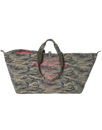 Grote shopper met rits camouflage All-time Favourites