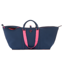 Grote shopper navy & pink PALM BEACH