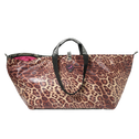 Tote bag met dierenprint, zwarte hengsels en roze binnenkant van All-time Favourites, uit de AMSTERDAM-collectie.