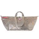 Grote shopper met rits pailletten zilver | All-time Favourites