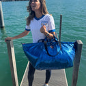 Large Tote Bag Ice Blue ZÜRICH