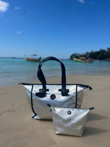 Medium silver KOH SAMUI tote bag