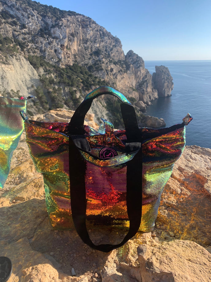 Mini Shopper Multicolor Pailletten IBIZA