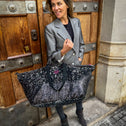 Big black shopper sequins silver | All-time Favourites