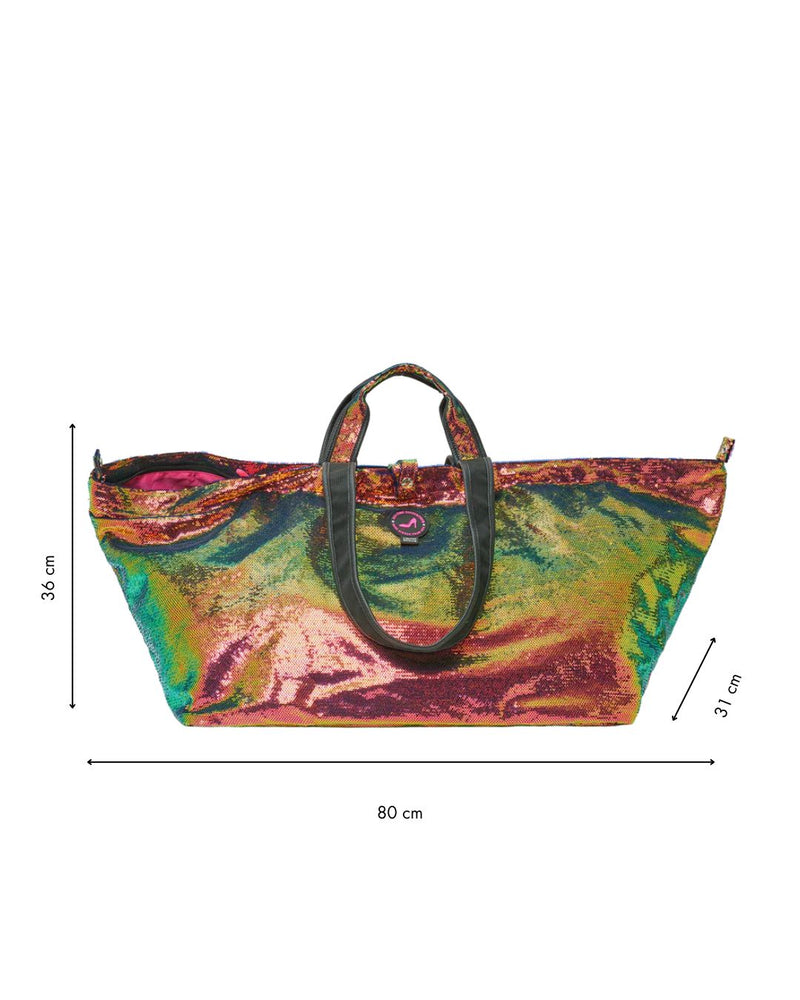 Großer Shopper Multicolor Pailletten IBIZA 