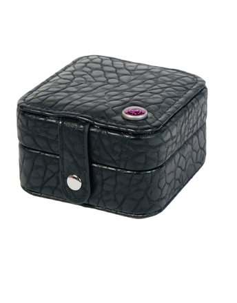 Travel jewelcase BIG FIVE Zwart Crocoprint