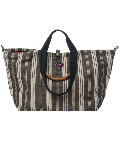 Medium Tote Bag Black & White GALLE