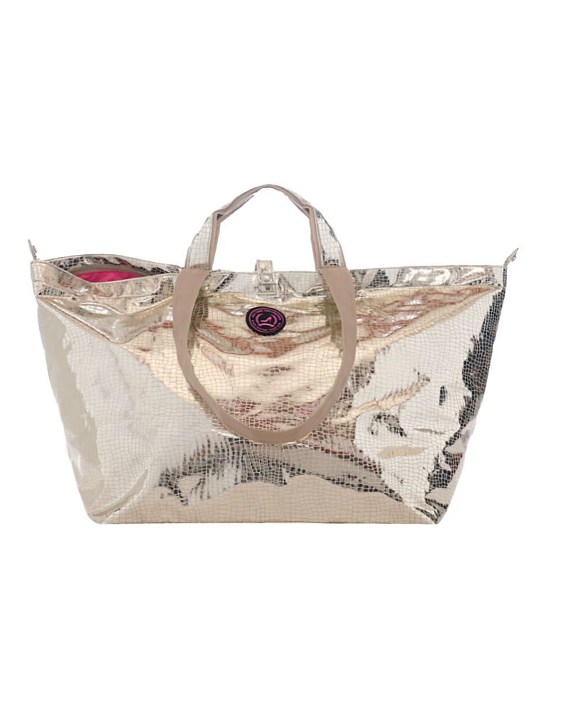 Kleine shopper champagne goud HONG KONG