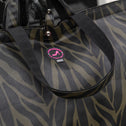 Kleine shopper zebra khaki NICE