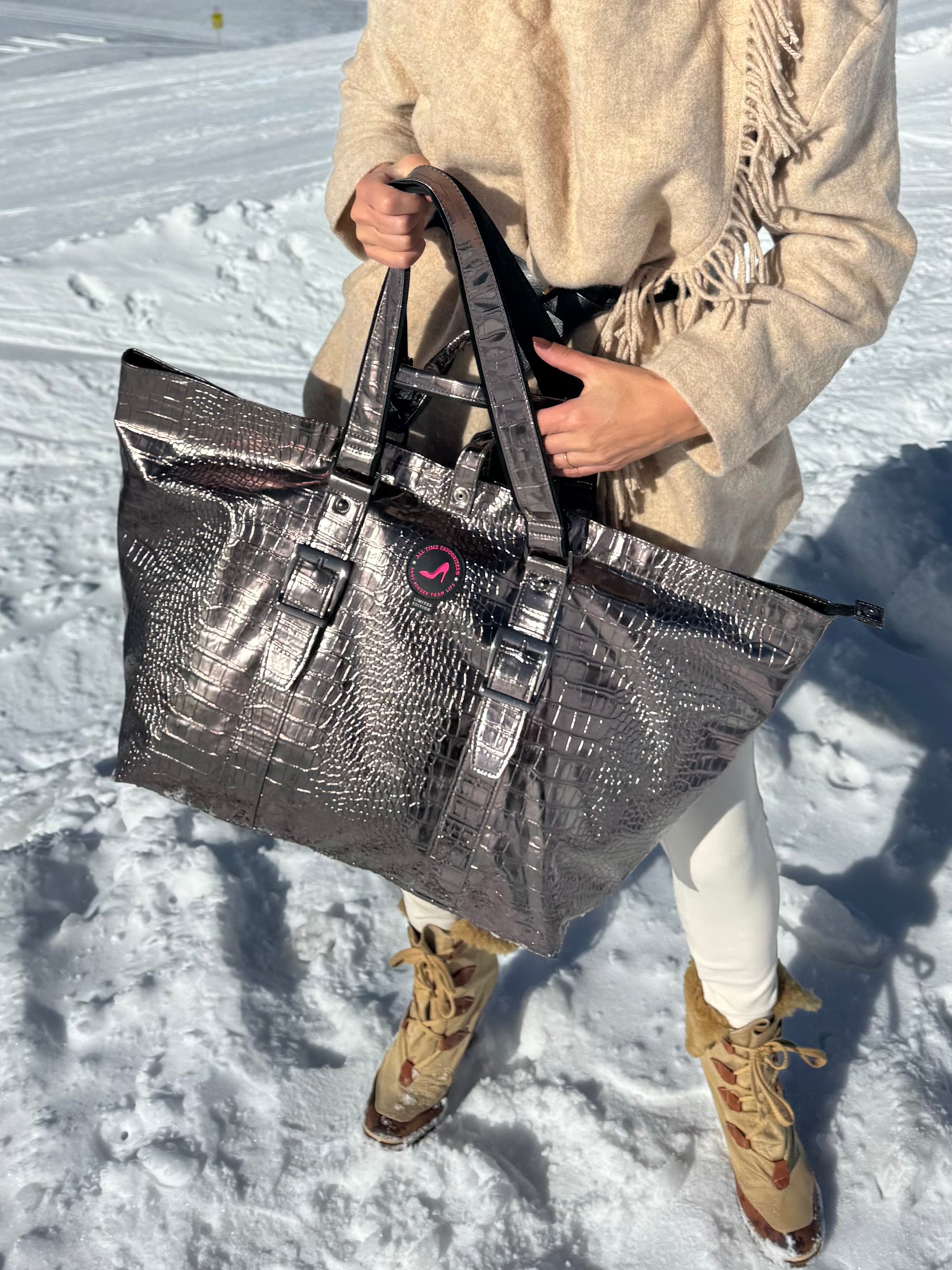 Medium Tote Bag Bronze Metallic BRIGITTE