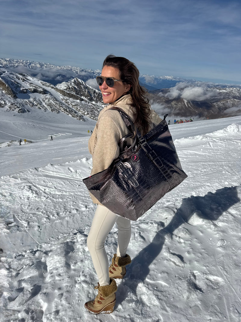 Medium Tote Bag Bronze Metallic BRIGITTE