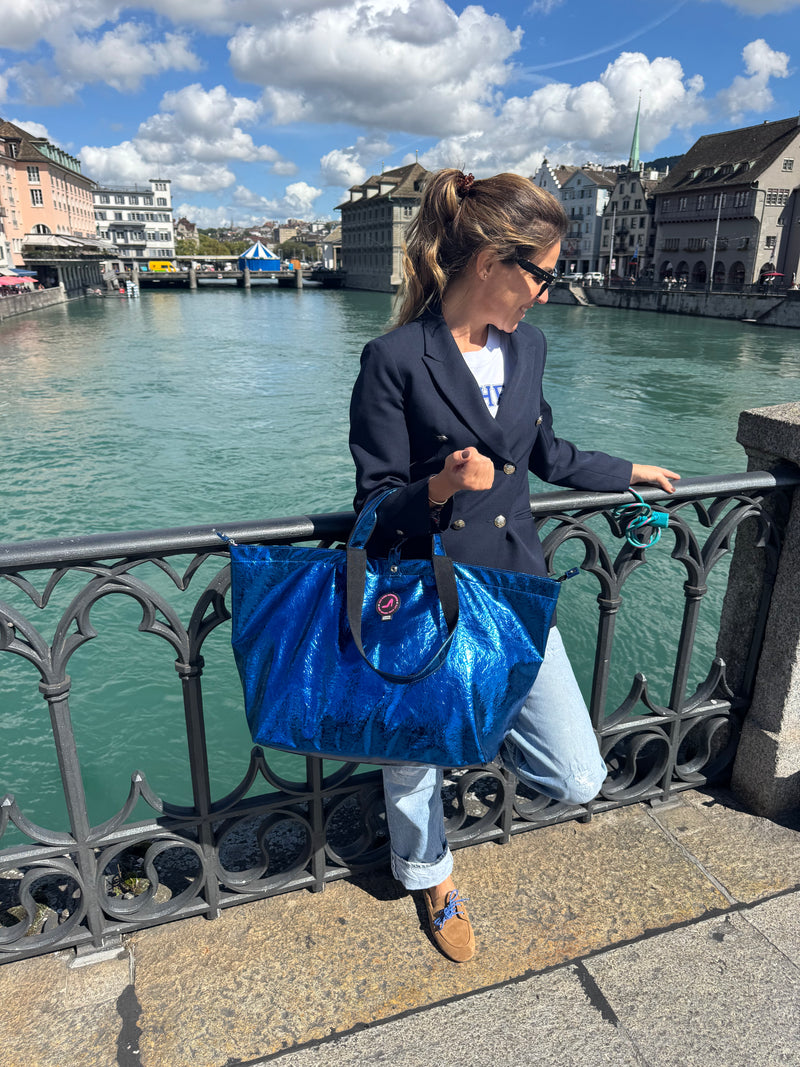 Medium Tote Bag Ice Blue ZÜRICH