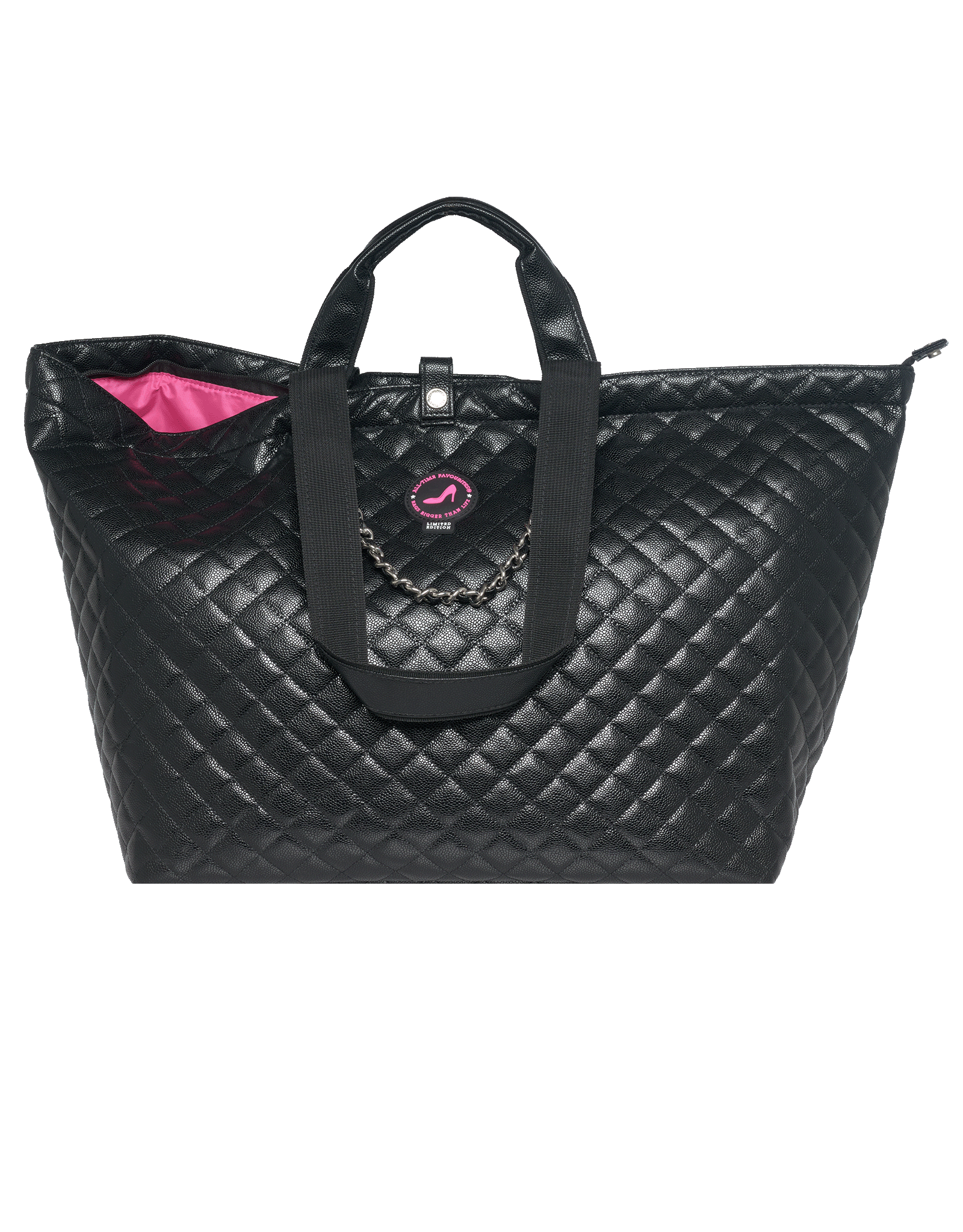 Medium Tote Bag Black Caviar KATE