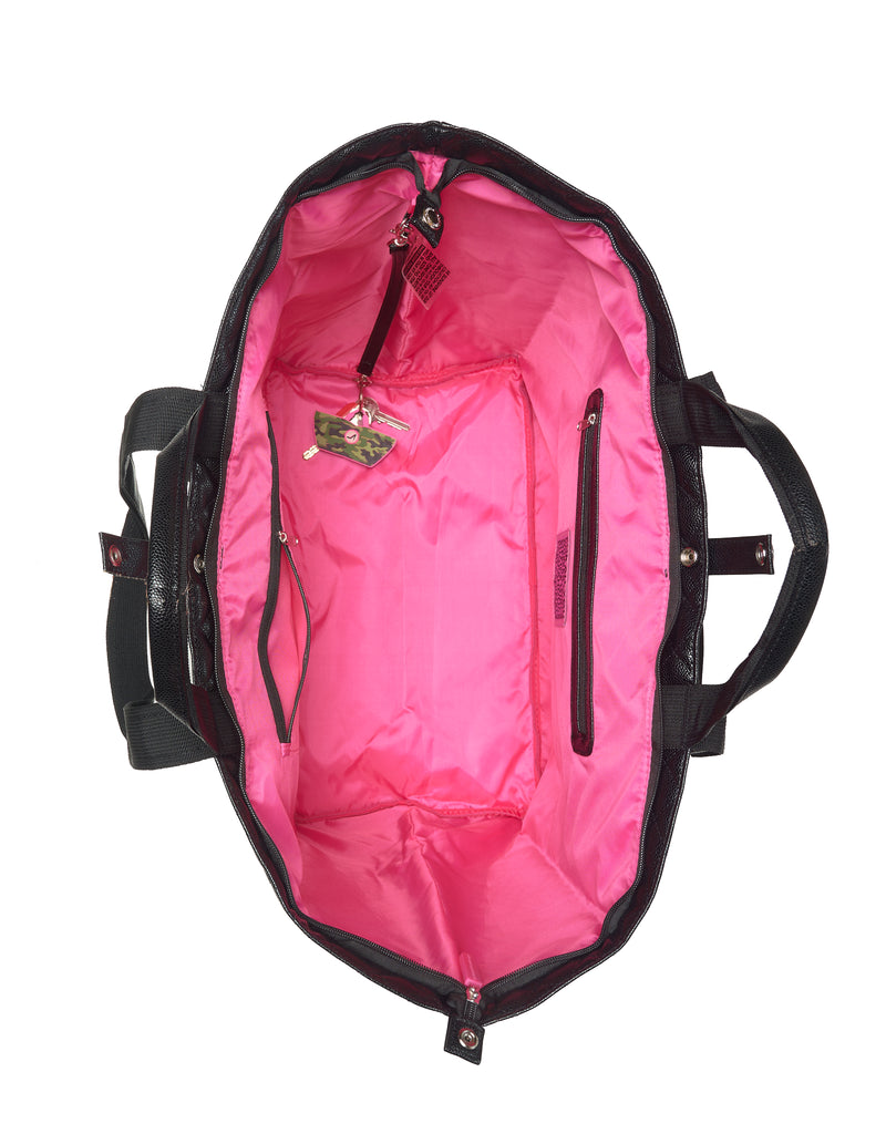 Medium Tote Bag Black Caviar KATE