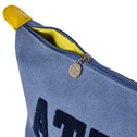 Blue & yellow unisex KNOKKE toiletry bag