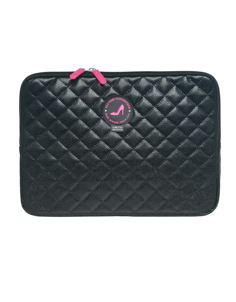 Laptophülle 15/16" Schwarz Caviar KATE