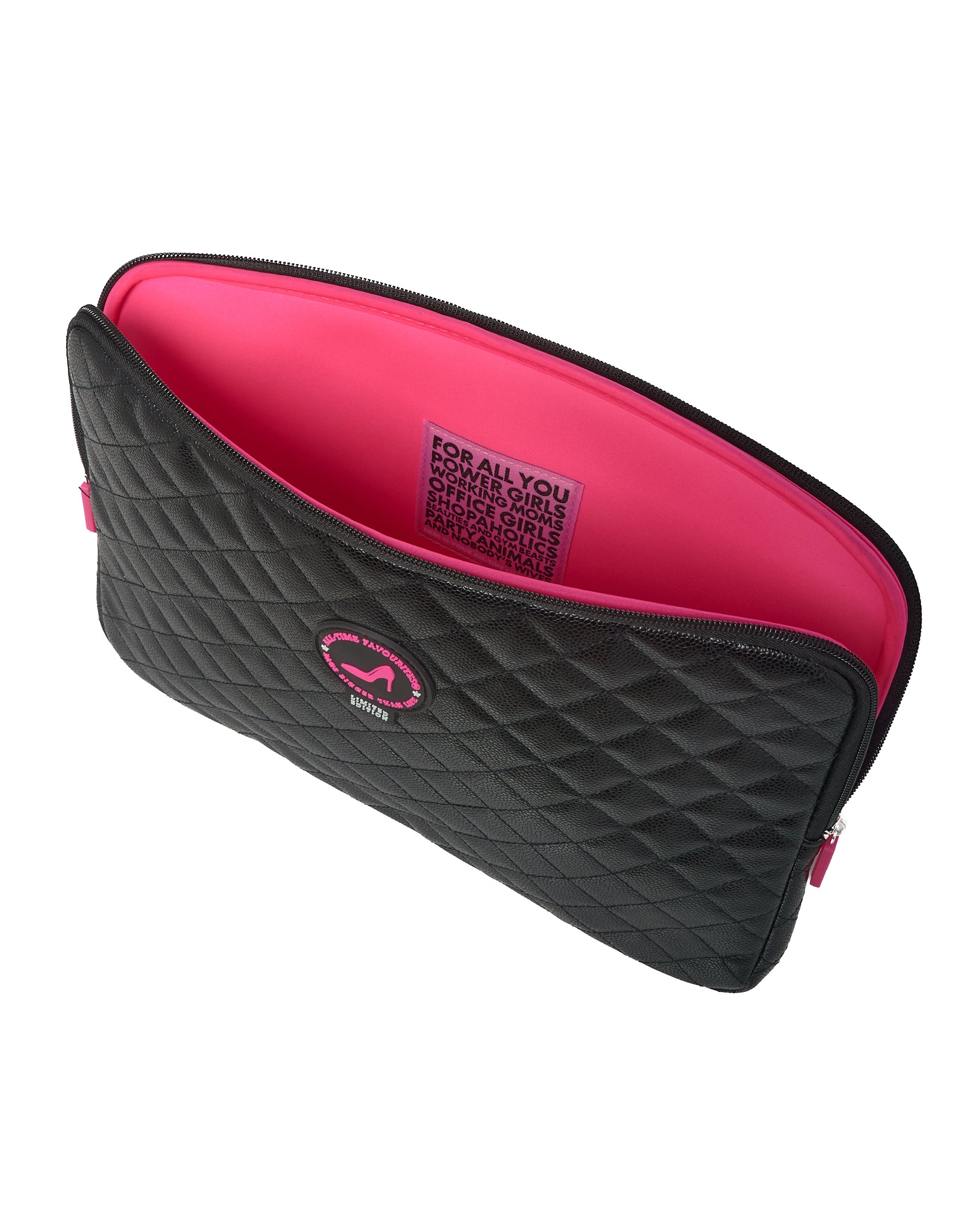 Laptop Sleeve 14/16" Black Caviar KATE