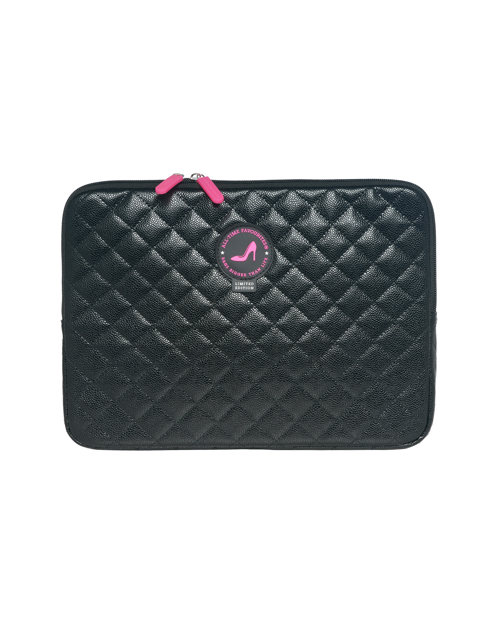 Laptophoes 13/14" zwart kaviaar KATE