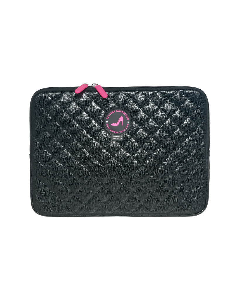 Laptophoes 13/14" zwart kaviaar KATE