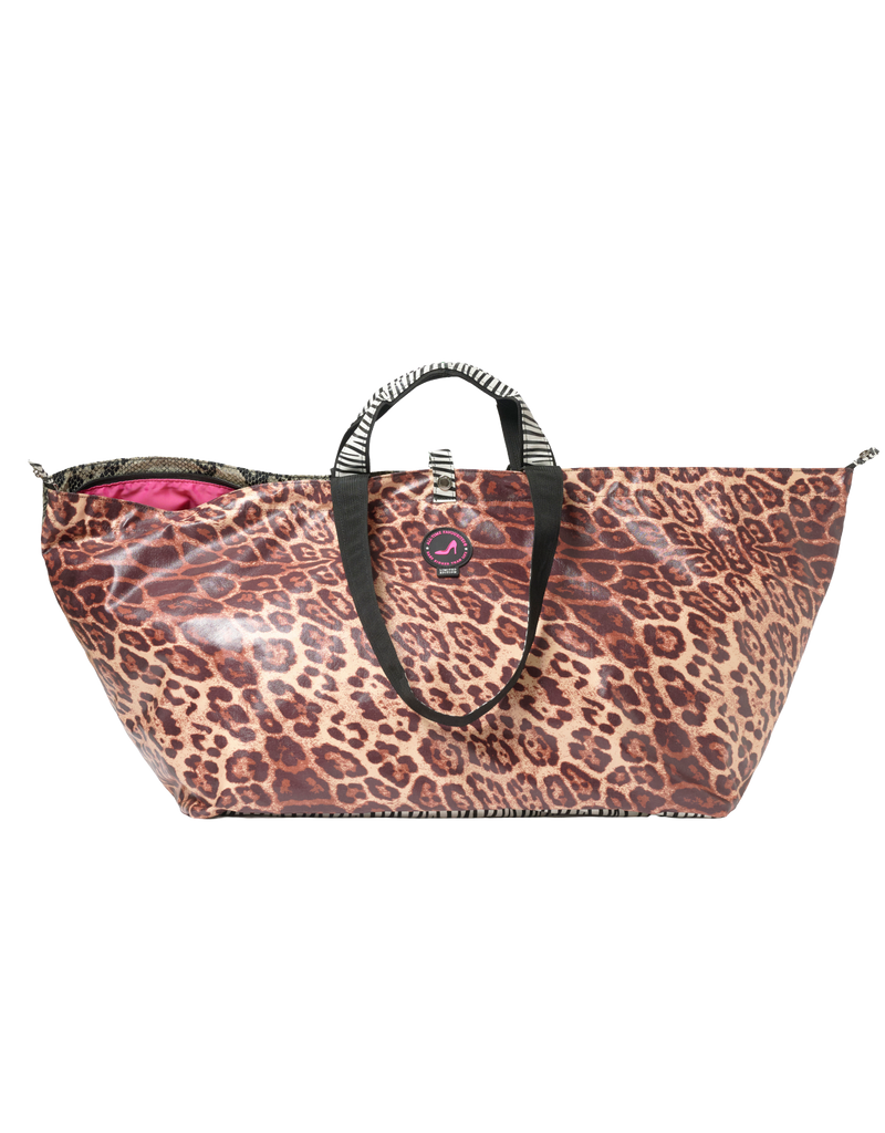 Large Tote Bag animal print VALBONNE