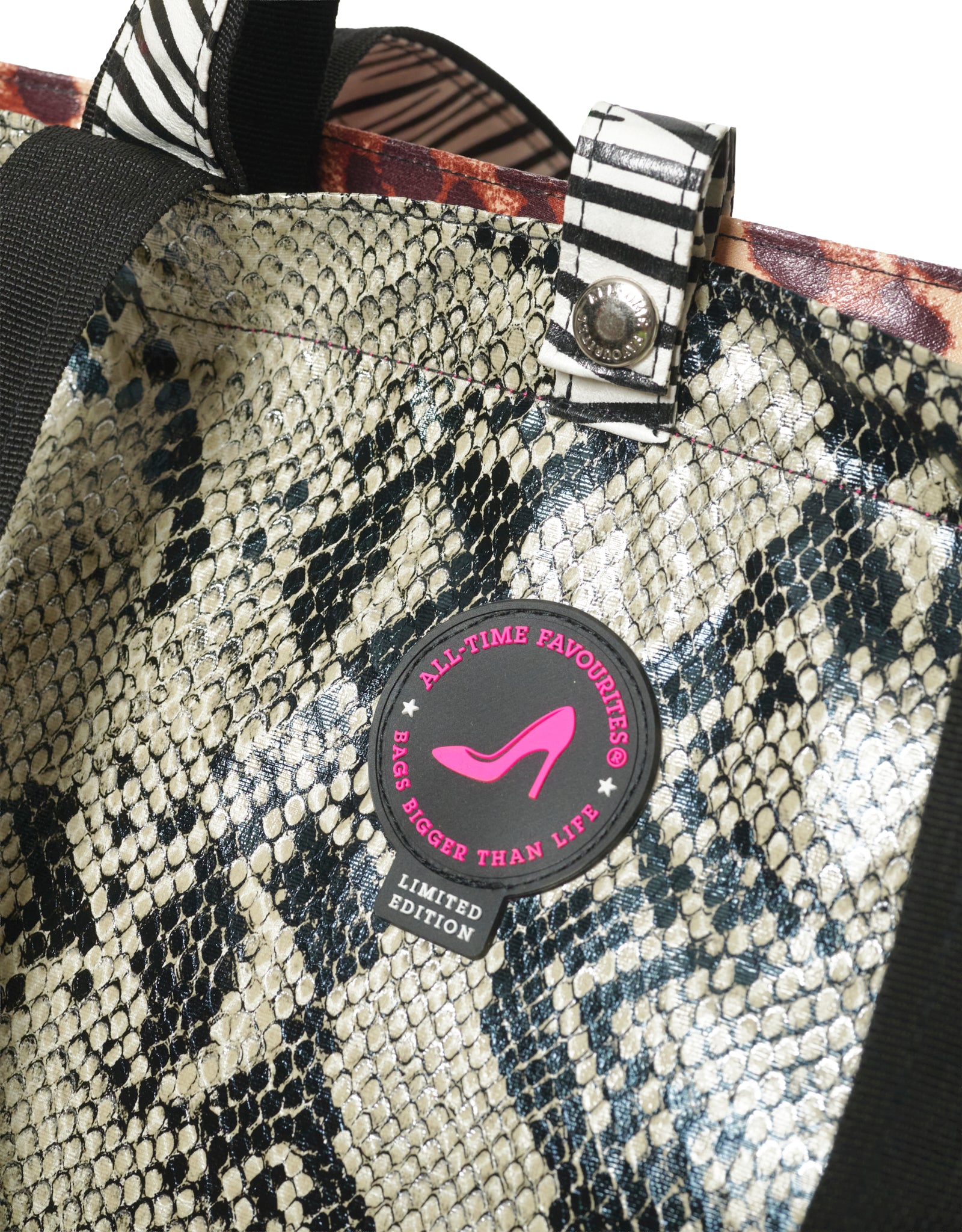 Medium Tote Bag animal print VALBONNE