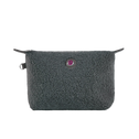 Grey teddy HAMBURG makeup bag