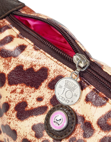 Leopard print BIG FIVE makeup bag