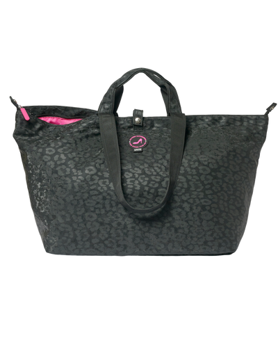 Kleine shopper luipaard zwart DUSSELDORF