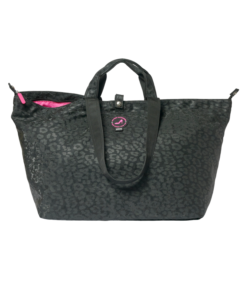 Medium Tote Bag Leopard Black DUSSELDORF