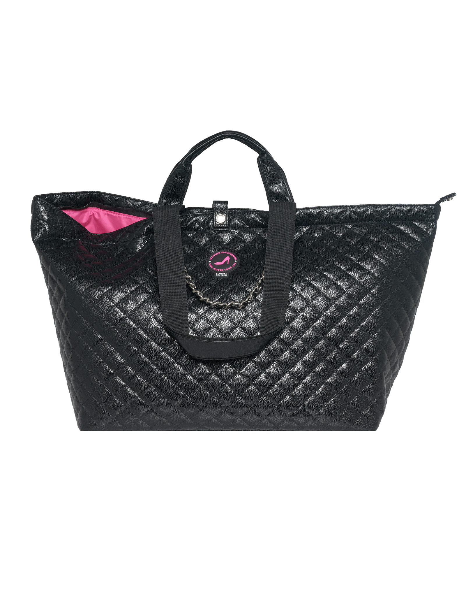 Kleine shopper zwart kaviaar KATE