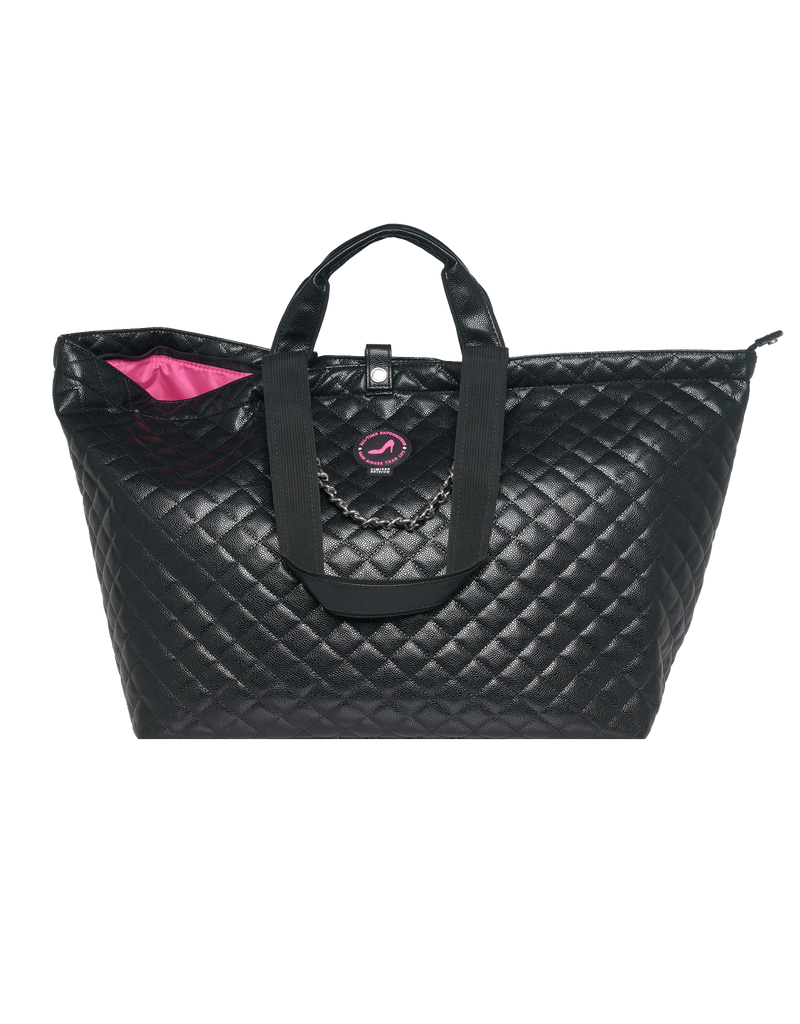 Kleine shopper zwart kaviaar KATE