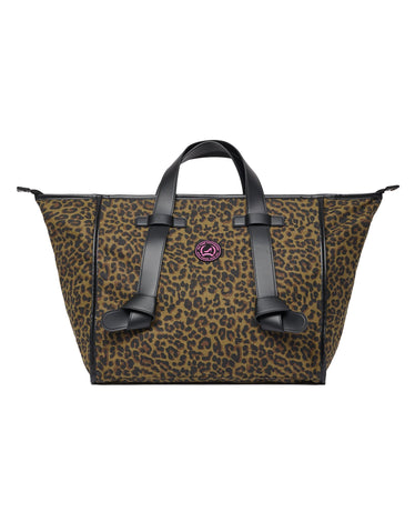 Kleine shopper NEW YORK luipaardprint olijf zwart All-time Favourites