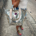 Mini shopper dames Hong Kong goud zilver parelmoer