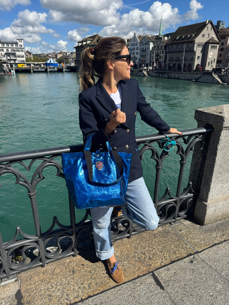 Small Tote Bag Ice Blue ZÜRICH