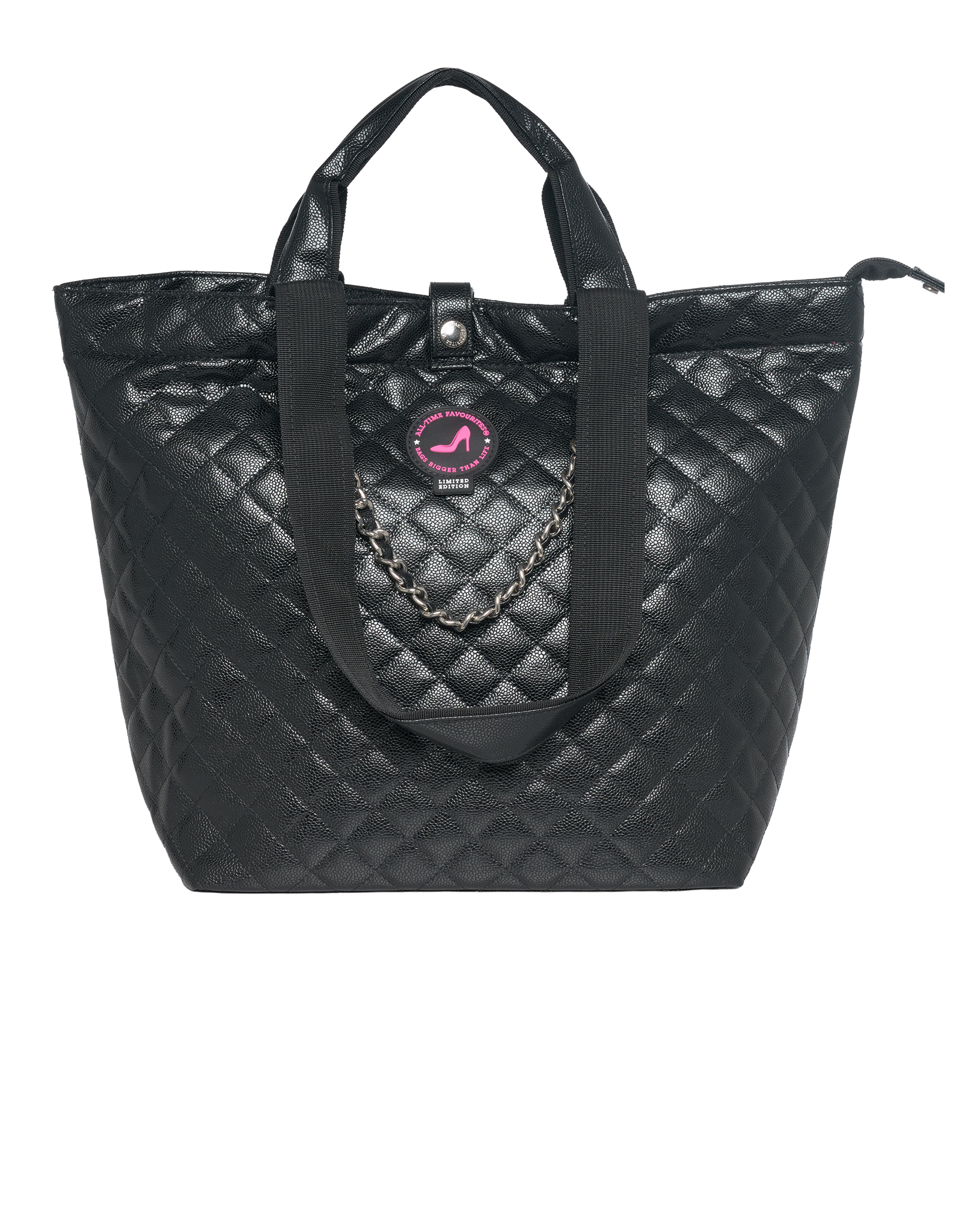 Small Tote Bag Black Caviar KATE