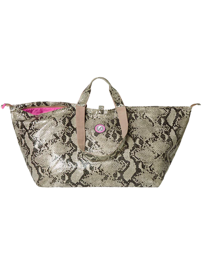 Großer Shopper Schlangen Print