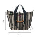 Mini shopper zwart-wit GALLE